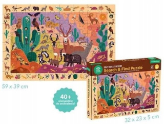 Mudpuppy American pozorovanie puzzle púštne