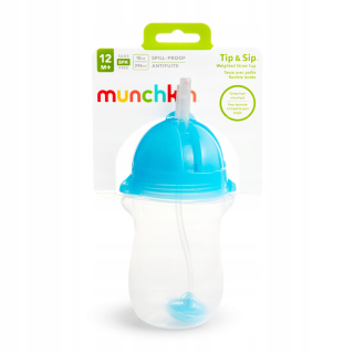 Inovatívna šálka Munchkin so váženou slamkou