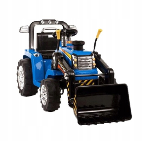Detské elektrické autíčko - Najsilnejší traktor s lyžicou a diaľkovým ovládaním 12V dve P