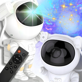 NAJNOVŠIE STAR PROJEKTOR LED NOČNÁ LAMPA PROJEKTOR OBLOHA ASTRONAUT DIAĽKOVÉ