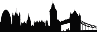 Detské samolepky na stenu - Wall stena nálepka Panorama London 210 cm