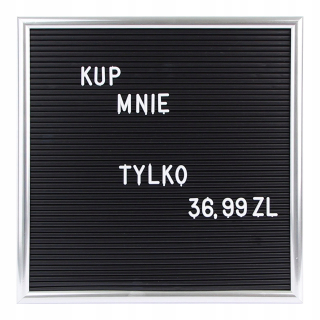Napíšte to, čo chcete tabuľu s písmenami 145ks