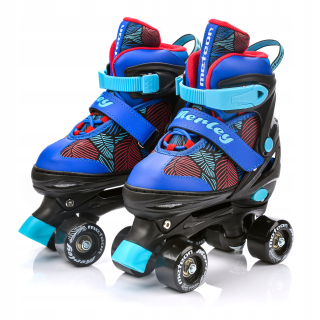 Kolieskové korčule Meteor Merley Black, Red, Blue, veľkosti 31-34