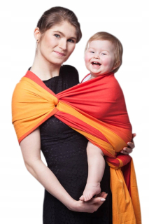 Natibaby M. Tkaná šatka s uzlom
