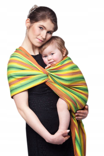 Natibaby L. Tkaná šatka s uzlami