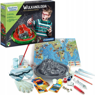 Vedecká zábava experiment s výbuchom sopky 3D