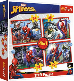 ND17_PU-9990 Puzzle 4v1 Heroic Spider-Man / Di