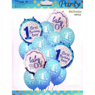 Balóny na párty - ND17_ZB-128659 Baby Boy Balloons Set