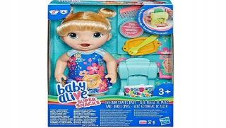 Bábika Baby Alive - ND22 _ **** im Detská živý Super Snack Blonde E3694