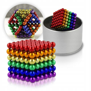 Magneticka stavebnica - NeoCube bloky magnetické guličky 5mm 216 Color