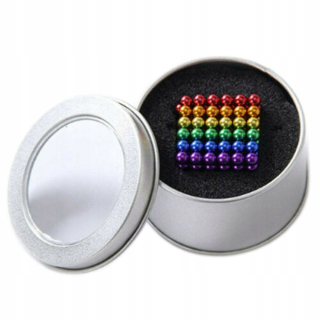 Magneticka stavebnica - NeoCube bloky magnetické guličky 5mm 216pcs dúha