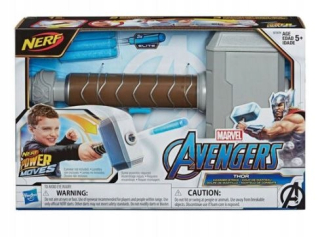Nerf Avengers Thórovho kladivo s E7379 Mjolnir launcher