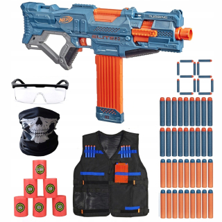 Pištoľ pre deti - NERF ELITE 2.0 Turbine CS-18 Megapack + 5 Aditíva