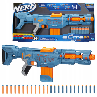Pištoľ pre deti - Nerf Elite 2.0 launcher 4 v 1 ECHO CS-10 Hasbro