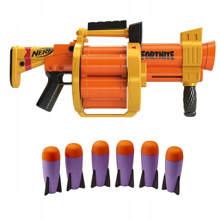 Pištoľ pre deti - NOSIČ NERF FORTNITE GL BAZOOKA + 6 RAKETA E8910