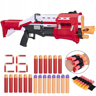 Pištoľ pre deti - NERF fortným TS + čelenka na Mega Arrows