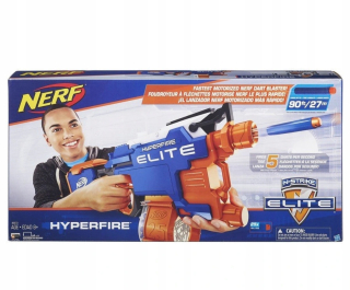 Pištoľ pre deti - Nerf Hyperfire Gun N-strike Elite
