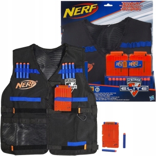 Pištoľ pre deti - Nerf Vest +2 časopisy 12 Arrows Pôvodný