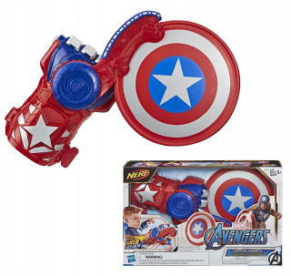 Pištoľ pre deti - NERF kapitán Amerika Avengers Glist Shield