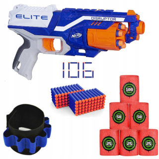 Detská zbraň - NERF N-Strike Elite disruptory na prryzent + bonus !!