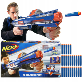 Pištoľ pre deti - Nerf N-Strike Elite Rampage Nepretržitý oheň 25 Shot