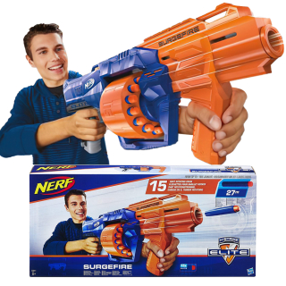 Pištoľ pre deti - NERF N-strike Elite Surgefire E0011 Megaszybki