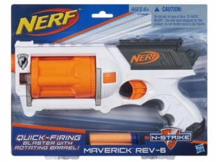 Pištoľ pre deti - Nerf N-Strike Gun Maverick REV-6 A7998 HASBRO