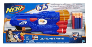 Pištoľ pre deti - Nerf N-Strike Elite Gun Dual-Strike Hasbro