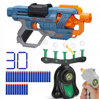 Pištoľ pre deti - Nerf Commander Gun + Electronic Shield Target