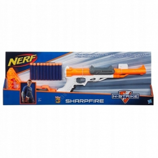 Pištoľ pre deti - NERF SHARPFIRE A9315 N-Strike ELITE GOLEM 6W1