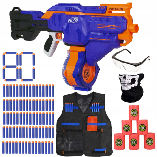 Pištoľ pre deti - NERF Automatické Spúšťač Infinus + 5 prísady
