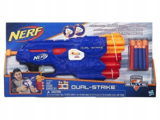 Pištoľ pre deti - Nerf Dual Strike B4620 N-Strike Launcher