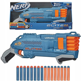 Pištoľ pre deti - NERF LAUNCHER ELITE 2.0 WARDEN DB-8 + 16 KS E9959
