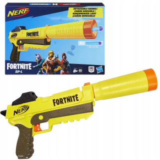 Pištoľ pre deti - NERF LAUNCHER FORTNITE SPRINGER E6717 + 6 ŠÍPOK