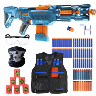 Pištoľ pre deti - NERF ELITE 2.0 SET ECHO CS-10 4W1 + MEGA PRÍSLUŠENSTVO