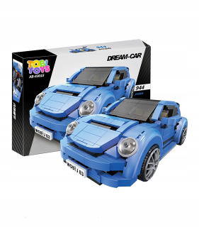 Stavebnica - Modrý automobil od 944 blokov Tobi Toys
