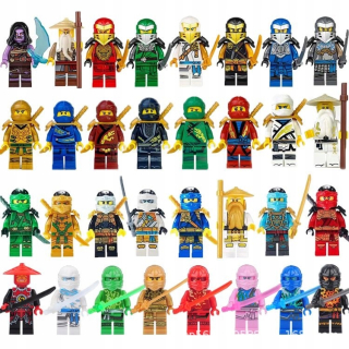 NINJAGO BLOCKS MINI NINJA POSTAVIČKY 32 KUSOV SADA