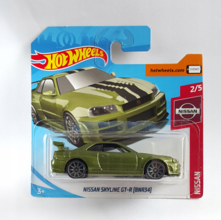 Autíčko pre deti - New Hot Wheels Nissan Skyline GTR BNR34 GTR