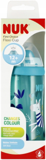 NUK Hrnček 300 ml 12m Flexi pohár Kameleon modrý