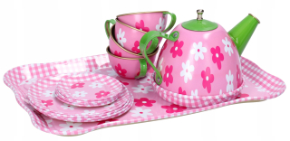Detské spotrebiče - Riad Set Kanvica Cup Flowers 3247