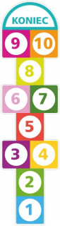 Podlaha nálepka hrá v triede nekĺzavé. 45x177
