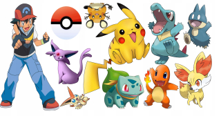 Detské samolepky na stenu - Nálepka do detskej izby balíček POKEMON