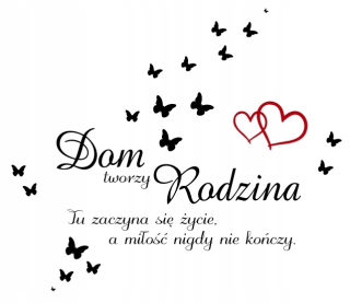 Detské samolepky na stenu - Wall Sticker House vytvára rodinné nálepky