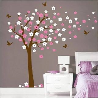 Detské samolepky na stenu - Wall Sticker Tree rôznymi vzormi veľkosti XXL