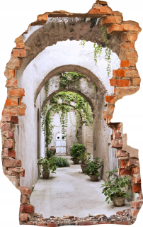Detské samolepky na stenu - Wall Sticker Hole 3D Zvieratá Zobrazenie voľby