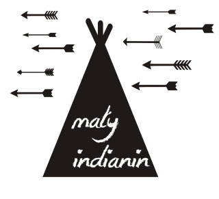 Detské samolepky na stenu - Nálepka Tipi Wigwam tabule + Arrows