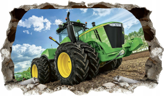 Detské samolepky na stenu - Samolepky Traktor, kombajn, Poľnohospodárstvo