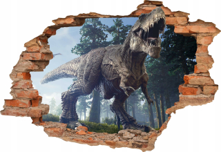 Detské samolepky na stenu - Samolepky na stenu 3D DINOSAUR 160x110cm MAXWYBÓR