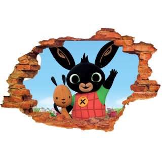 Detské samolepky na stenu - 3D steny nálepky bing pre deti