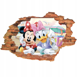 Detské samolepky na stenu - 3D samolepky na stenu Mouse Minnie pre deti